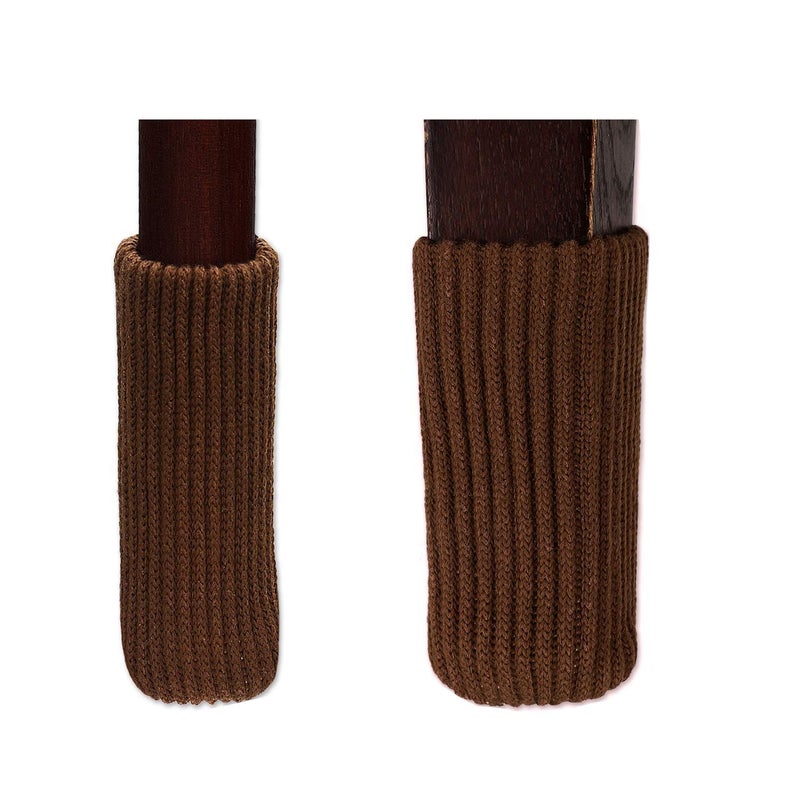 TEKEFT 20 pcs Knitting Wool Furniture Socks Chair Leg Socks Furniture Sliders That Protect Hardwood Floors from Scratches Socks Gifts - Image 1